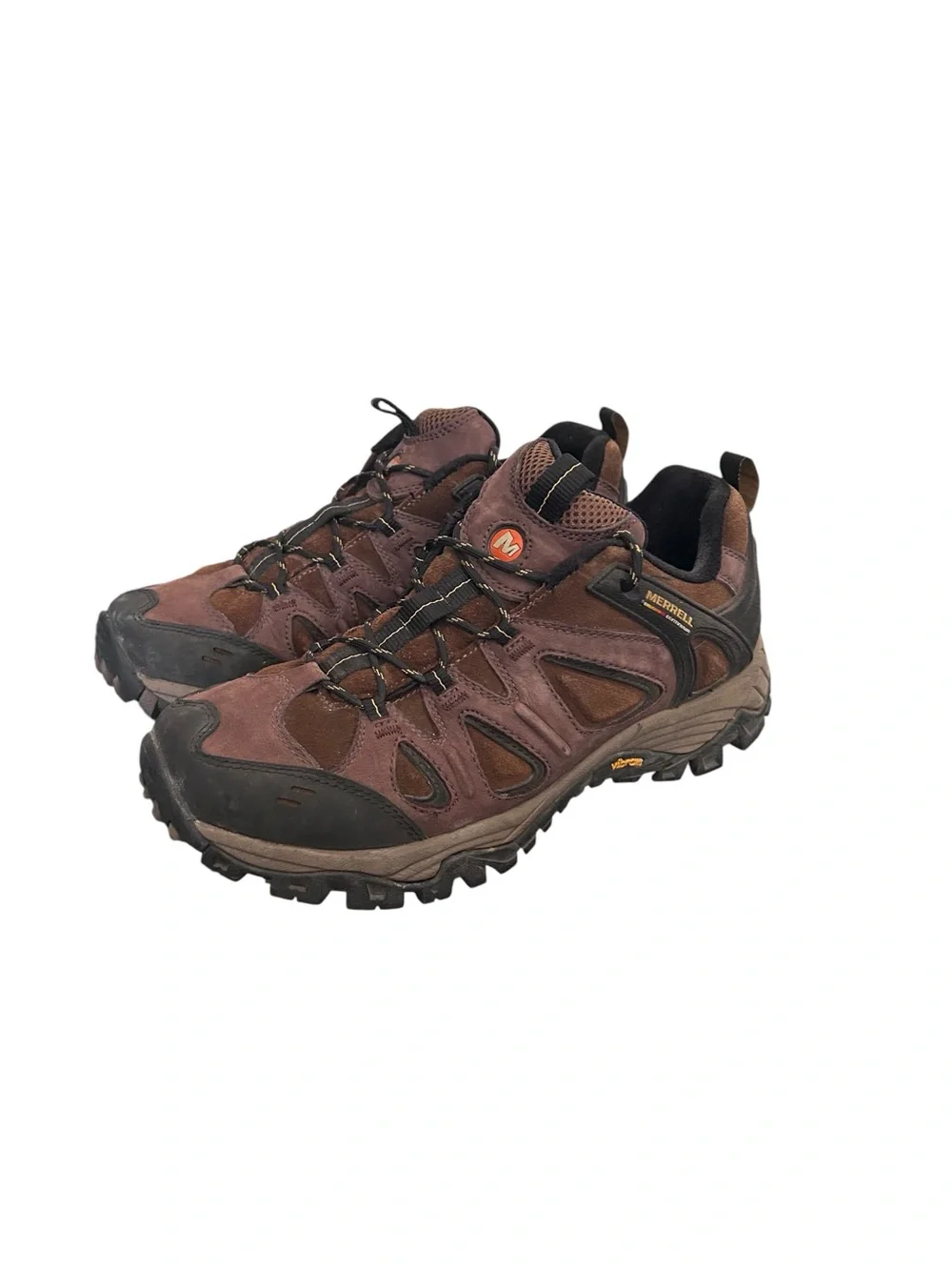 Merrell Radland Coffee Bean Brown Hiking Shoes Men’s Size 7.5
